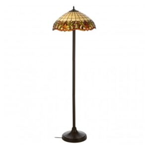 Wisterias Tiffany Umbrella Shade Floor Lamp In Bronze