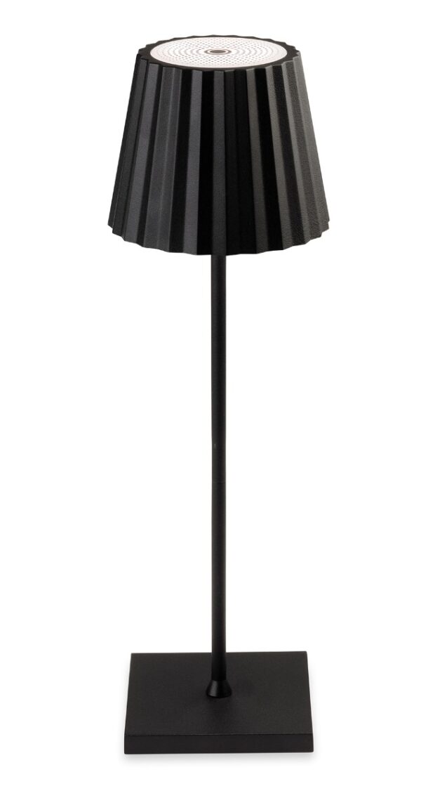 Firstlight 3861BK Koko LED Outdoor Table Lamp In Black IP54
