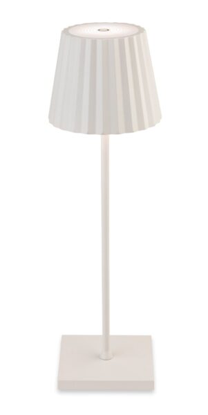 Firstlight 3861WH Koko LED Outdoor Table Lamp In White IP54