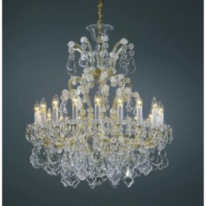 Impex CB145310/19 Crystal Bohemian 19 Lt Crystal Chandelier