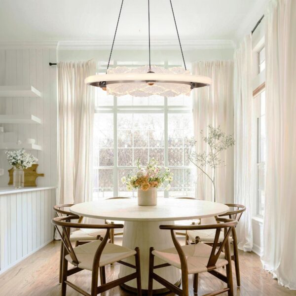 Lightsin Modern Ceiling Pendant Light with Aluminum and Acrylic Design