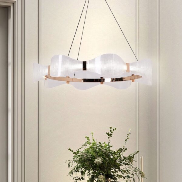 Lightsin Modern Minimalist Acrylic Ring Pendant Light