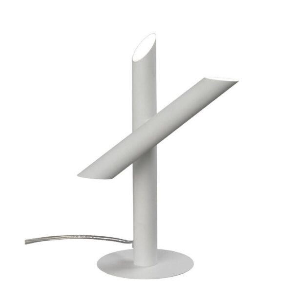 M5787 Take 3 Light LED Table Lamp In White