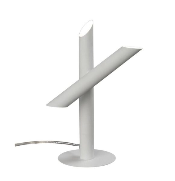 M5787 Take 3 Light LED Table Lamp In White