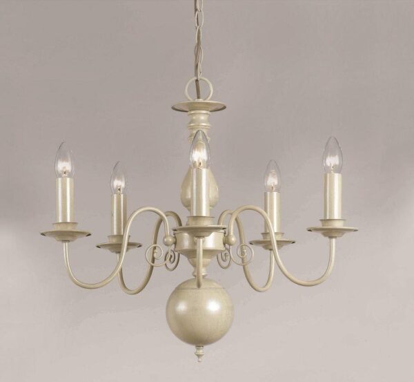 PG05579/5/GREY Bologna 5 Light Chandelier