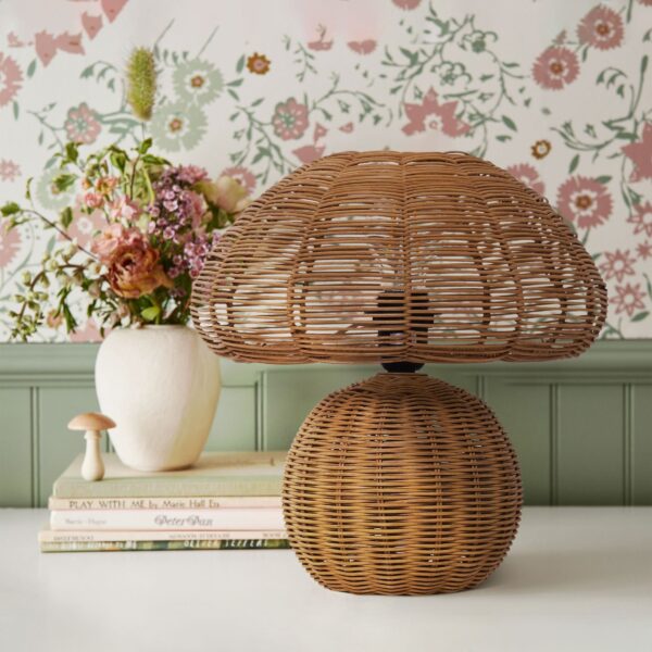 Lightsin Handcrafted Mushroom-Shaped Table Lamp for Home Decor