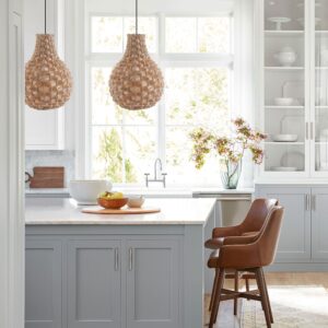 Lightsin Bamboo Hand-Weaving Pendant Light Natural Art Lighting Fixture