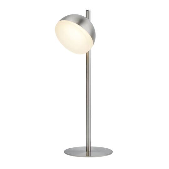 Tully 1 Light LED Table Lamp In Satin Silver
