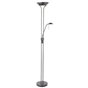 Reading Mother And Child Task Floor Lamp In Black Chrome