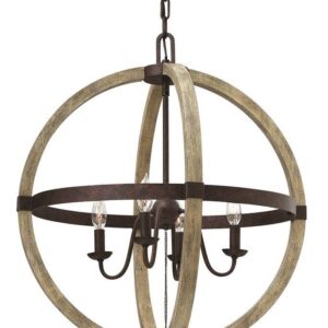 HK/MIDDLEFIELDP4 Middlefield 4 Light Pendant Chandelier Light