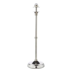 Dar Lighting Dahl Rechargeable LED Table Lamp In Polished Nickel