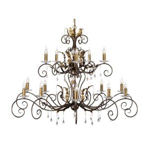 Elstead AML15 Bronze Amarilli 15 Light Ceiling Pendant