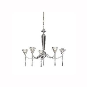 F2237/5 Chrome 5 Light Chandelier