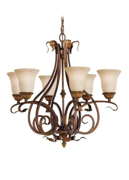 FE/SONOMAVAL6 Sonoma Valley 6 Light Chandelier Light