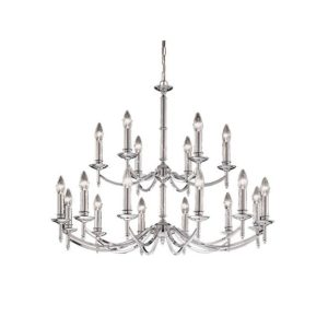 Franklite Petrushka 18 Light Ceiling Chandelier In Chrome Finish FL2090/18