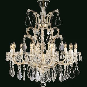 Impex CB145310/11 Crystal Bohemian 11 Lt Crystal Chandelier