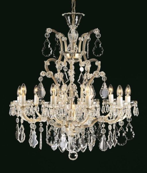 Impex CB145310/11 Crystal Bohemian 11 Lt Crystal Chandelier