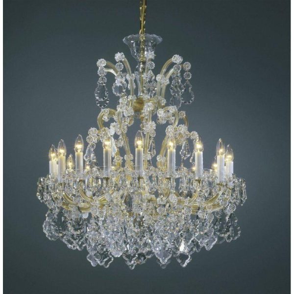 Impex CB145310/19 Crystal Bohemian 19 Lt Crystal Chandelier