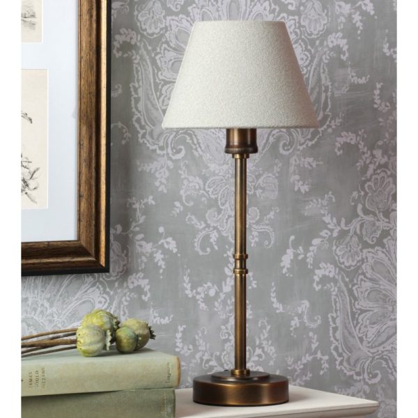 Laura Ashley Denston Table Lamp In Antique Bronze With Shade LA3756584-Q