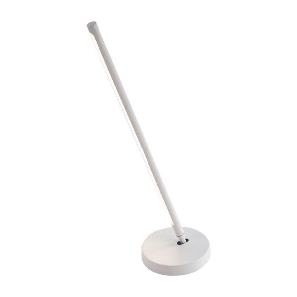 Mantra M6737 Torch 1 Light 11 Watt LED Table Lamp In Sand White