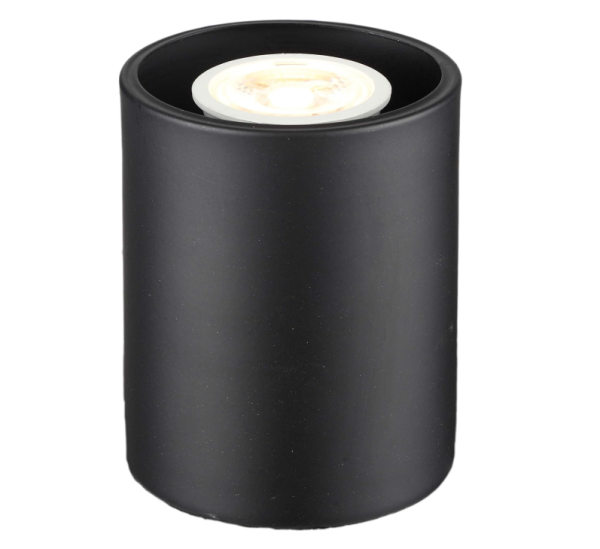 Small Modern Black LED Floor / Table Lamp Uplighter - No Bulb