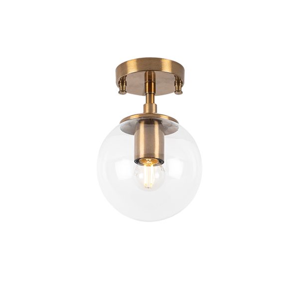 Atmaca Clear Glass Ceiling Light Bulb in Vintage