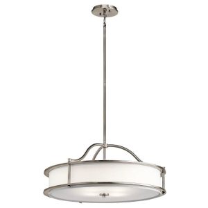 KL/EMORY/P/M CLP Emory 4 Light Chandelier/Semi Flush Ceiling Light In Classic Pewter