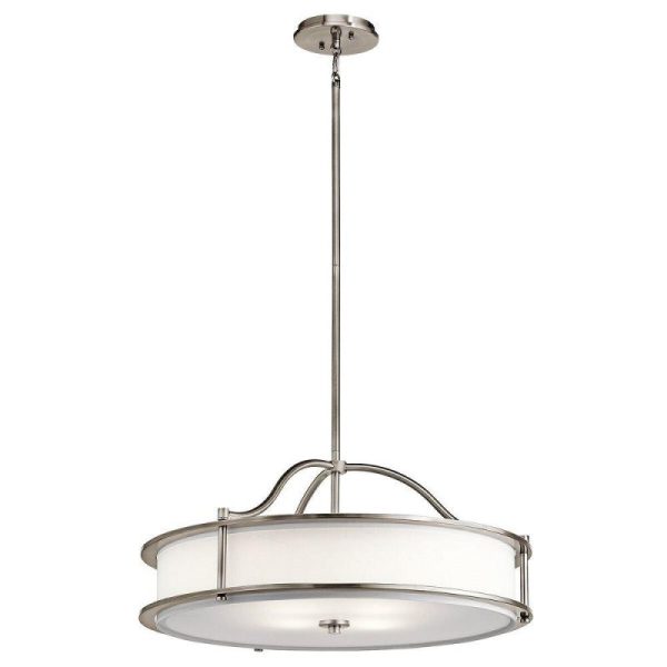 KL/EMORY/P/M CLP Emory 4 Light Chandelier/Semi Flush Ceiling Light In Classic Pewter