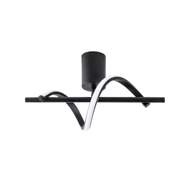 Likma Metal Ceiling Light in Black