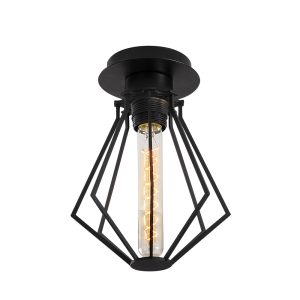 Oylat Metal Ceiling Light in Black
