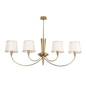 Pardo 4 Light Metal Chandelier Light in Antique