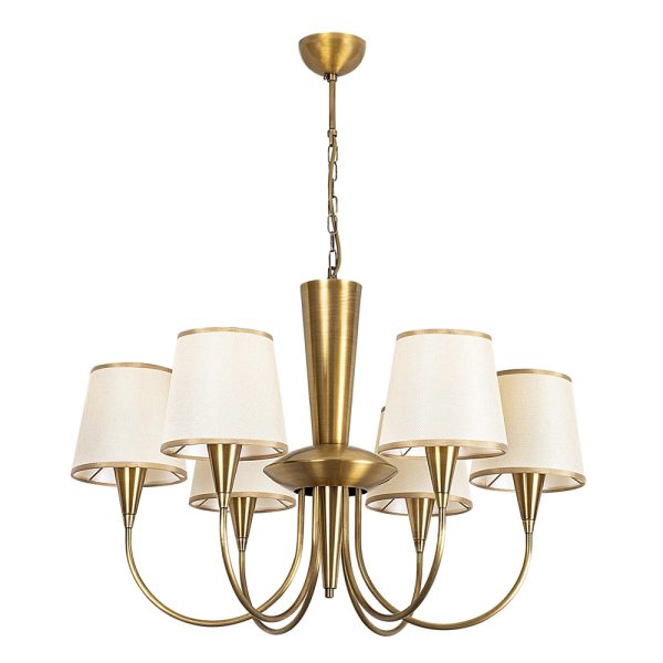 Pardo 6 Light Metal Chandelier Light in Antique