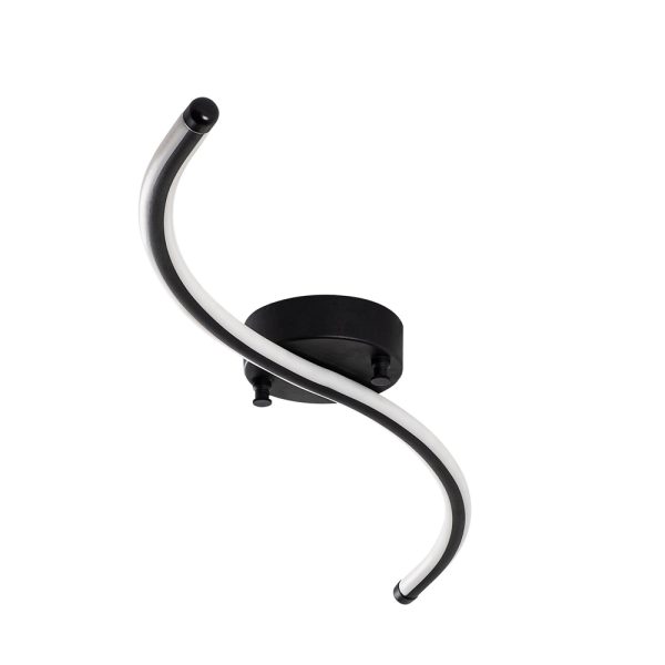 Yilan Metal Ceiling Light in Black