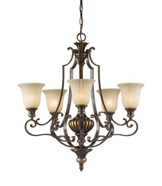 FE/KELHALL5UPLT Kelham 5 Light Firenze Bronze Uplighter
